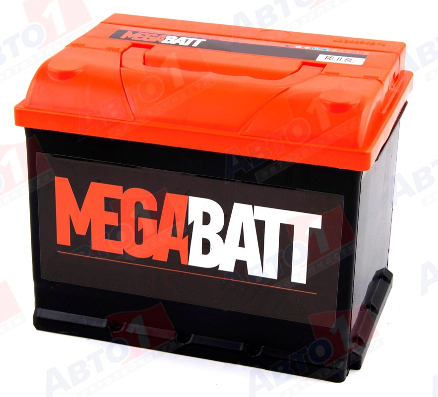 MEGA BATT аккумулятор 6СТ-62АзЕ 530A евро (242x175x190)
