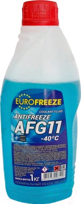 52290 EUROFREEZE Antifreeze AFG11 1кг (0,88л) Синий