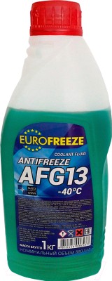 52292 EUROFREEZE Antifreeze AFG13 1кг (0,88л) Зелёный