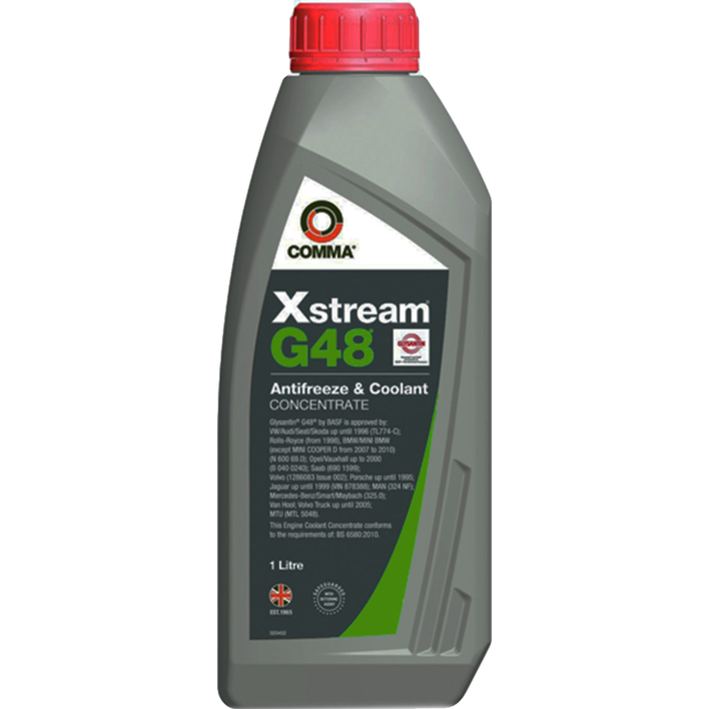 Антифриз  Xstream G48 Antifreeeze & Coolant Concentrate. Зелёный. BASF GLYSANTIN G48 1л