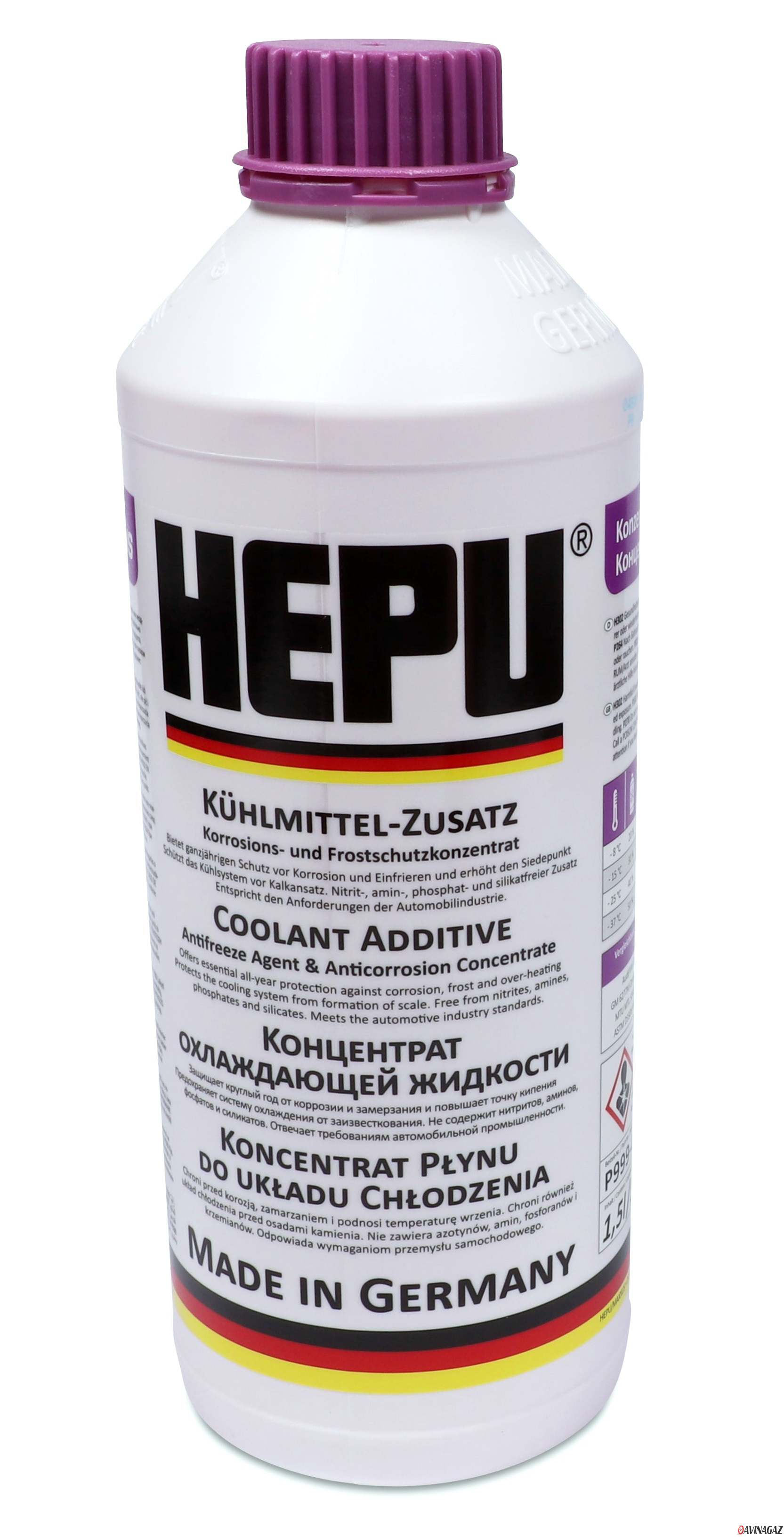 Антифриз сиреневый 1,5L концентрат G12plus, MB 325.3, Ford 1 336 797