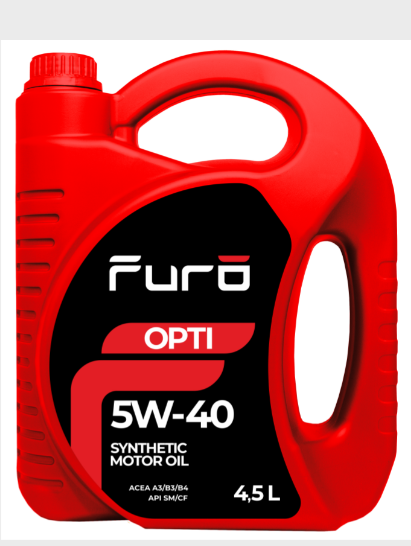 Furo OPTI 5W40 (4,5L) масло моторное синтетика \ ACEA A3/B3/B4, API SM/CF, МВ 229.5, VW 502.00/505.00