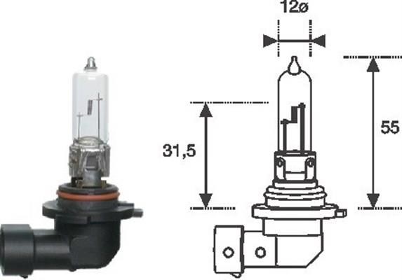 Лампа галогенная HB3 12V 65W