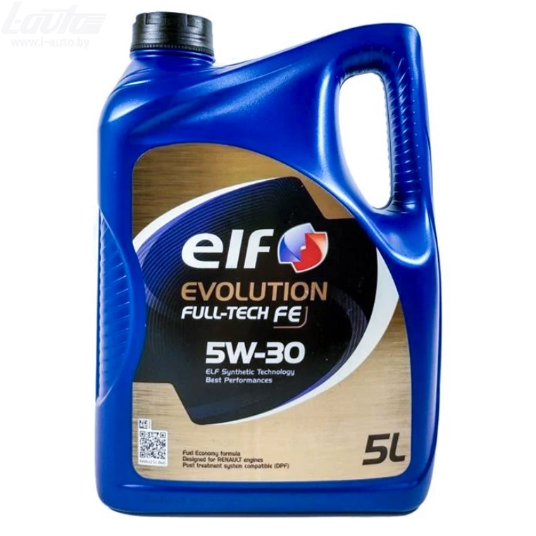 Масло моторное ELF EVOLUTION FULL-TECH FE 5W-30 ACEA С4 RN0720 5 л 213935