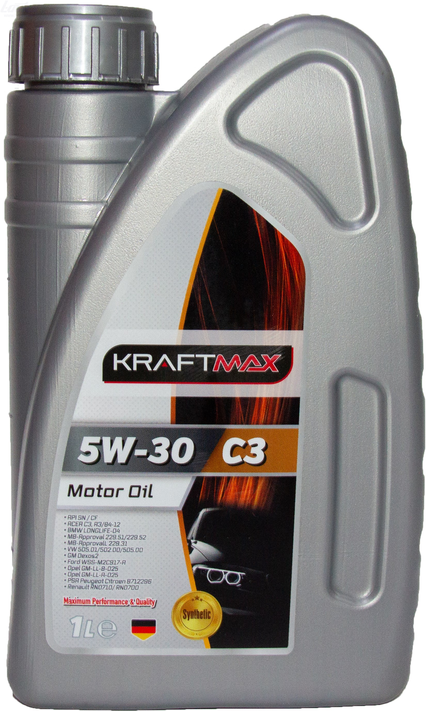 Масло моторное KRAFTMAX 5W-30 C3 DPF 1л KM607/1