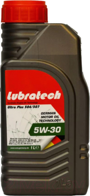 Масло моторное LUBRATECH 5W30 ULTRA PLUS 1л 504.00/507.00