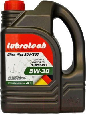 Масло моторное LUBRATECH 5W30 ULTRA PLUS 4л 504.00/507.00