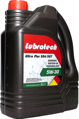 Масло моторное LUBRATECH 5W30 ULTRA PLUS 5л 504.00/507.00