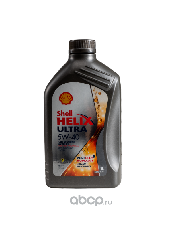 Масло моторное Shell Helix Ultra (EU) 5W40 1л  Pure Plus