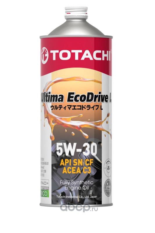 Масло моторное TOTACHI Ultima Eco Drive L 5W30 1л API SN/CF ACEA C3 MB229.51 VW 502/505.01 GM DEXOS 2 B71 2290 100%