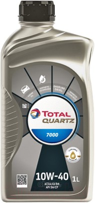 Масло моторное TOTAL QUARTZ 7000 10W40 (SN), 1L 214110