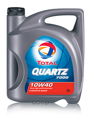 Масло моторное TOTAL QUARTZ 7000 10W40 (SN), 5L 214109