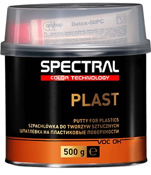 NOVOL SPECTRAL Шпатлёвка PLAST для пластика 0,5 кг 81171