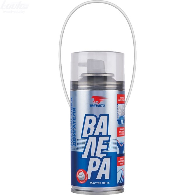 Пенная раскоксовка двигателя, мастер-пена ВАЛЕРА флакон-аэрозоль 210 мл