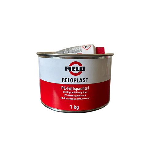 RELO RELOPLAST PE-F&uuml;llspachtel Шпатлёвка высокоструктурированная легко шлифуемая 1 кг с отвердителем