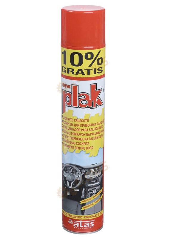Средство для очистки панели приборов Plak 750 ml Клубника