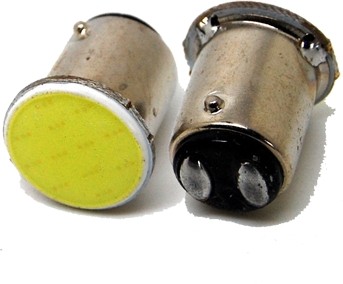 Светодиод COB mini (P21/5W) 2 контакта BA15S2