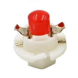 Светодиод для приборной панели (W1,2W) B8,4 COB Красный цвет 01513RA