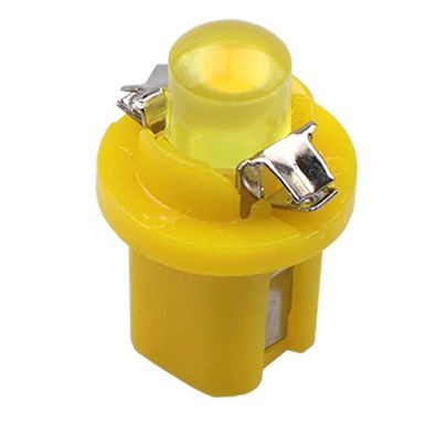 Светодиод для приборной панели (W1,2W) B8,4 COB Желтый цвет 01724RA