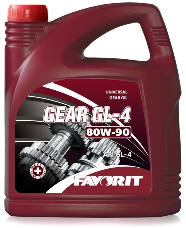 Трансмиссионное масло 55545 FAVORIT Gear GL-4 80W-90 4л