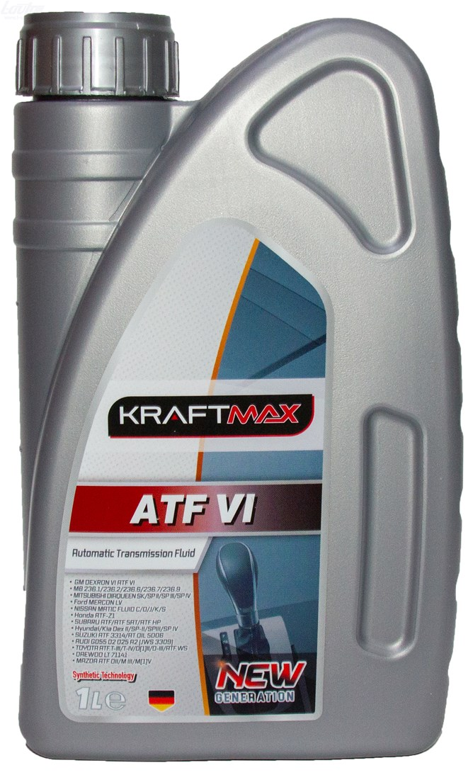 Трансмиссионное масло KRAFTMAX ATF VI 1 л KM312/1