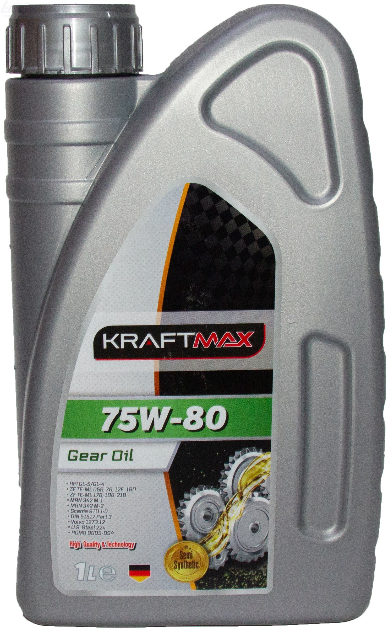 Трансмиссионное масло KRAFTMAX GEAR 75W-80 1 л	KM300/1