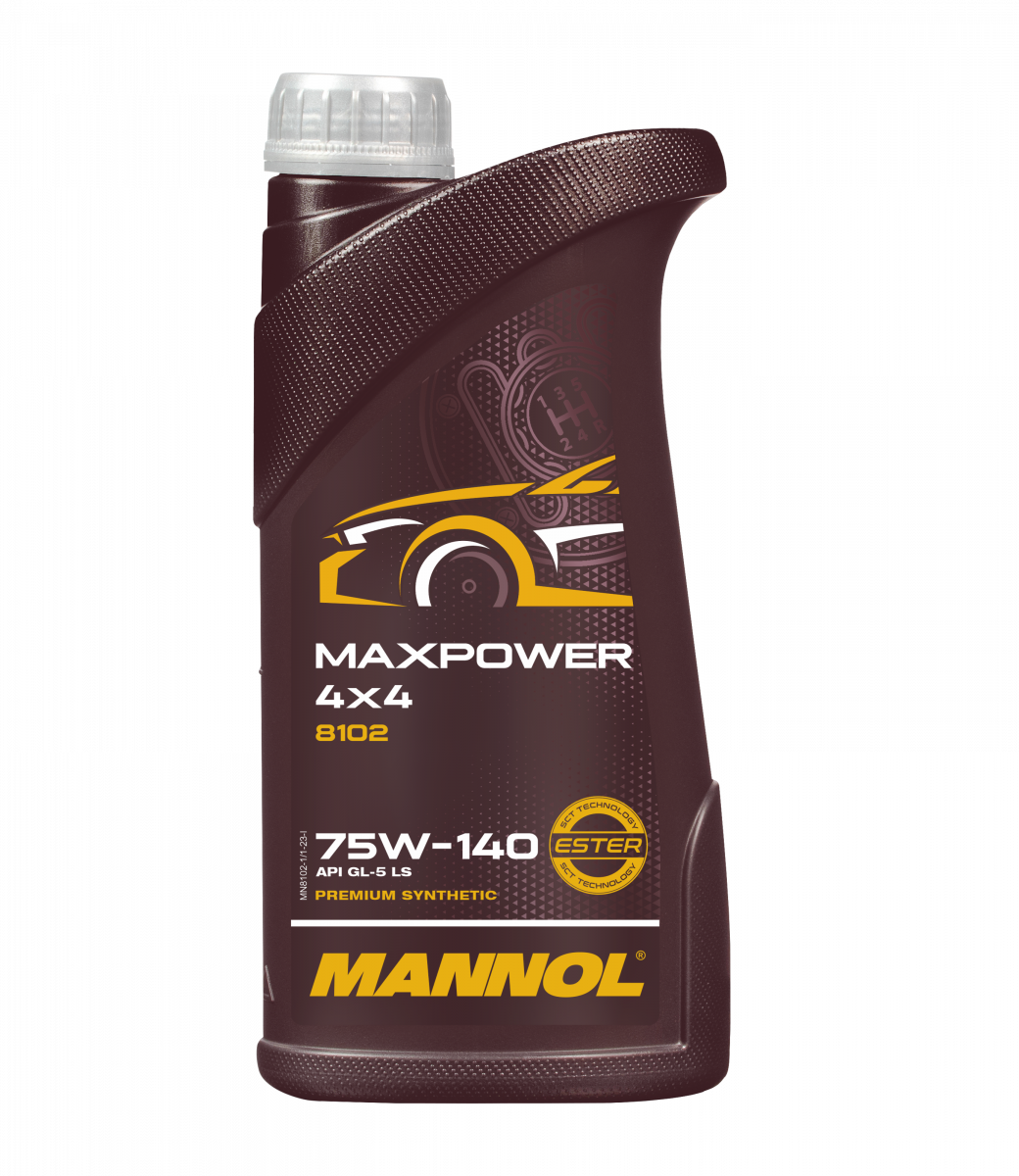 Трансмиссионное масло MANNOL Maxpower 4X4 GL-5 LS 75W-140 1л